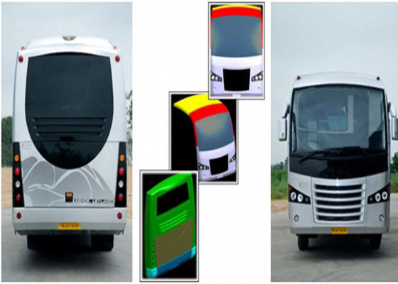 Badezimmer-Reflektor-Armaturenbrett-Reifen-Abdeckungs-Batteriedeckel der FRP-Busteile Frontstoßstange-hinteren Stoßstange