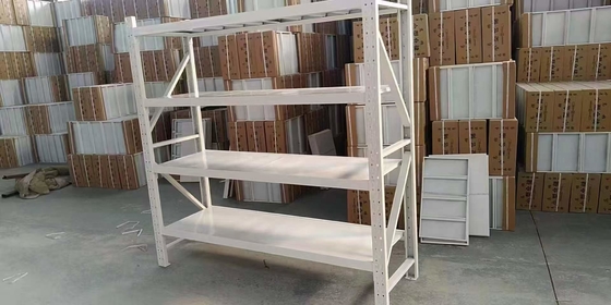 Individuelle 4 Schichten Metalllager Schwerlast-Palettenregale Regalsysteme Kaltgewalzte Stahl Supermärkte Lagerrack