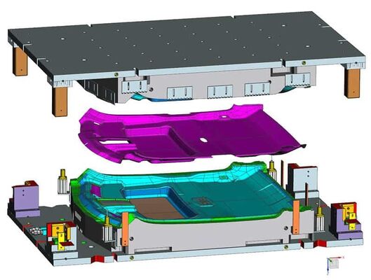 Leichter SMC FRP Auto-Bus-Stoßfänger Armaturenbrettgehäuse Formteile Anpassbar