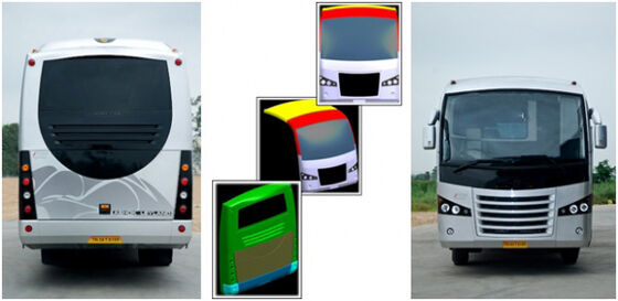 FRP Bus Roof Panel | Lightweight Fiberglass Top Body Panel Composite Roof Shell for Bus