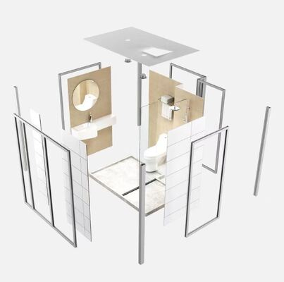 All-in-one SMC integrierte vorgefertigte komplette SMC integrierte vorgefertigte Badezimmer-Einheit