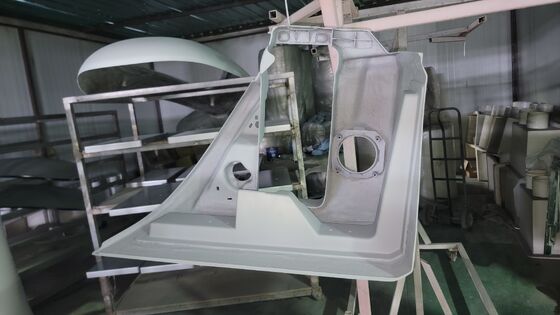 Fibreglass bus rear bumper / rear fascia GRP composite moulded bus parts